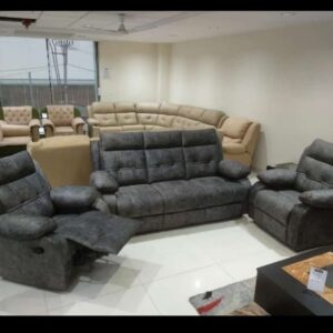 Premium Grey Recliner Sofa Set