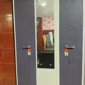 Premium Steel Almirah with Mirror – 3 Door